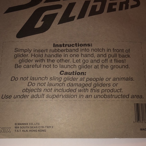 SLING GLIDERS 3-Pack ~ Mannix ~ No. 2406 ~ Fun Vintage Sling Glider Toys for 5y+ - Picture 6 of 6